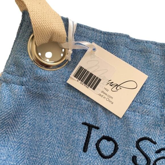 Manual Woodworkers Weavers Apron Blue I Know Everything Apron One Size NEW - Picture 2 of 10